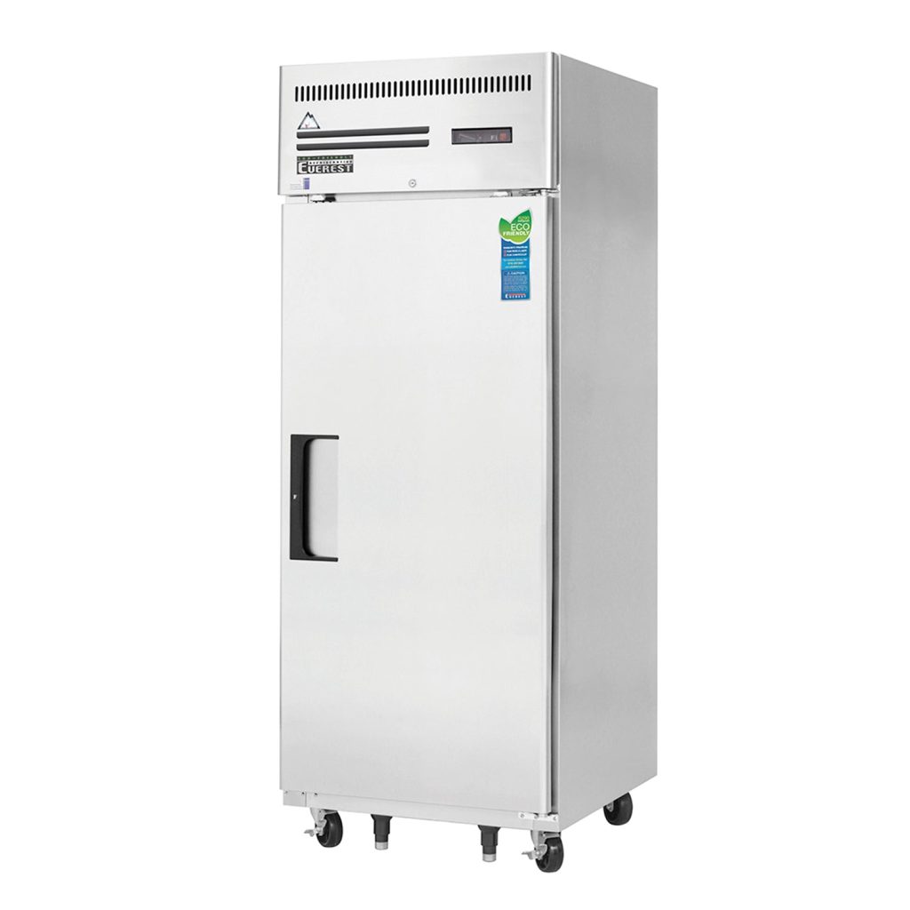 Everest ESF1 29 1/4″ Stainless Steel 23 cu. ft Reach-In Freezer, Solid Full Door, Top Mount