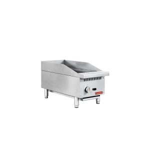 Flamaster FLM-CB12-M 12″ Countertop Gas Charbroiler, NG/LPG, 35,000 BTU, 1 Burner
