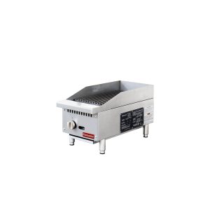 Flamaster FLM-CB12-M 12″ Countertop Gas Charbroiler, NG/LPG, 35,000 BTU, 1 Burner
