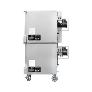 Flamaster FLM-COE240-2 38″ Commercial Double Deck Electric Convection Oven – 10 Racks, 240V
