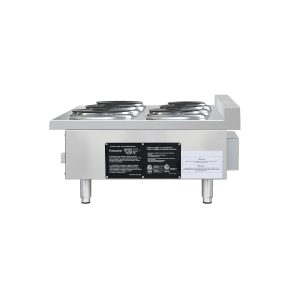Flamaster FLM-EHP36 36″ Commercial Electric Hot Plate – 6 Burners, 208V, 3 Phase