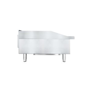 Flamaster FLM-G48-M 48″ Countertop Griddle with Manual Control, NG/LPG, 120,000 BTU, 4 Burners