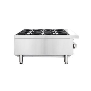 Flamaster FLM-HP36-M 36″ Countertop Gas Hot Plate, NG/LPG, 150,000 BTU, 6 Burners