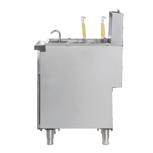 Flamaster FLM-PC10-LP 15 1/2″ 10 Gallon Gas Pasta Cooker, Liquid Propane, 100,000 BTU