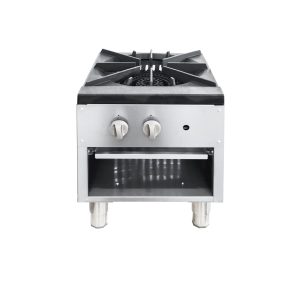 Flamaster FLM-SP-1 18” NG/LPG Stock Pot Range, 1 Three Ring Burner, 80,000 BTU