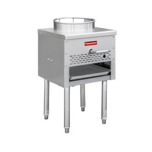 Flamaster FLM-WOK-LP 17 1/2” Wok Range with 13” Ring, Liquid Propane, 95,000 BTU