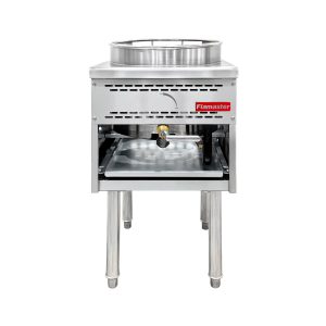 Flamaster FLM-WOK16-NG 17 1/2” Wok Range with 16” Ring, Natural Gas, 125,000 BTU
