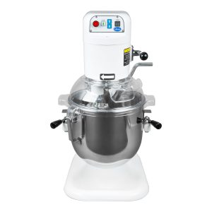Globe SP08 8 Qt. Bowl Lift Countertop Mixer with Guard & Standard Accessories