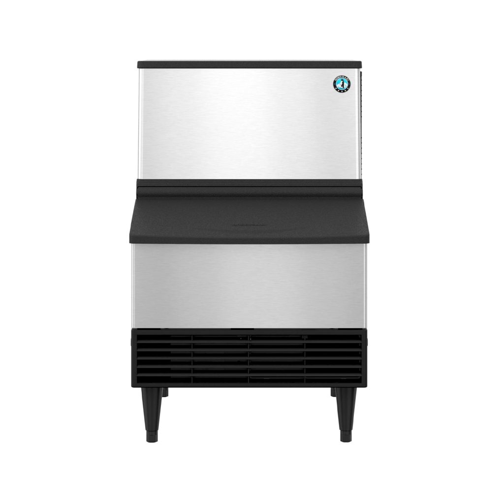 Hoshizaki KM-231BAJ 24″ Air Cooled Undercounter Crescent Cube Ice Machine with Bin – 213 lb.