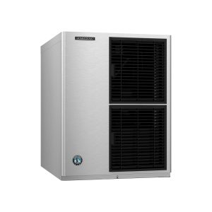 Hoshizaki KM-520MAJ Slim Line 22″ Air Cooled Crescent Cube Ice Machine with Stainless Steel Finish Ice Storage Bin – 556 lb. Per Day, 300 lb. Storage
