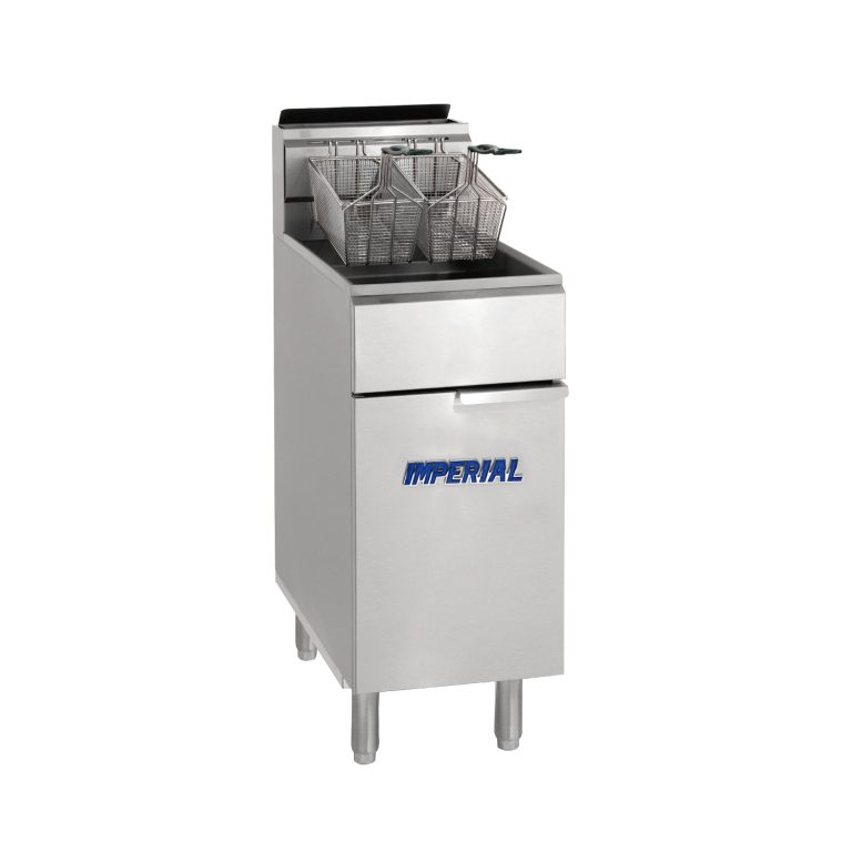 Imperial Range IFS-40NG Natural Gas 40 lb. Tube Fired Fryer – 105,000 BTU