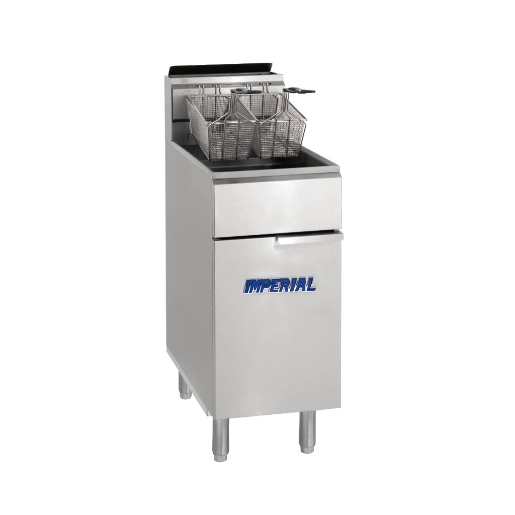 Imperial Range IFS-50NG Natural Gas 50 lb. Tube Fired Fryer – 140,000 BTU