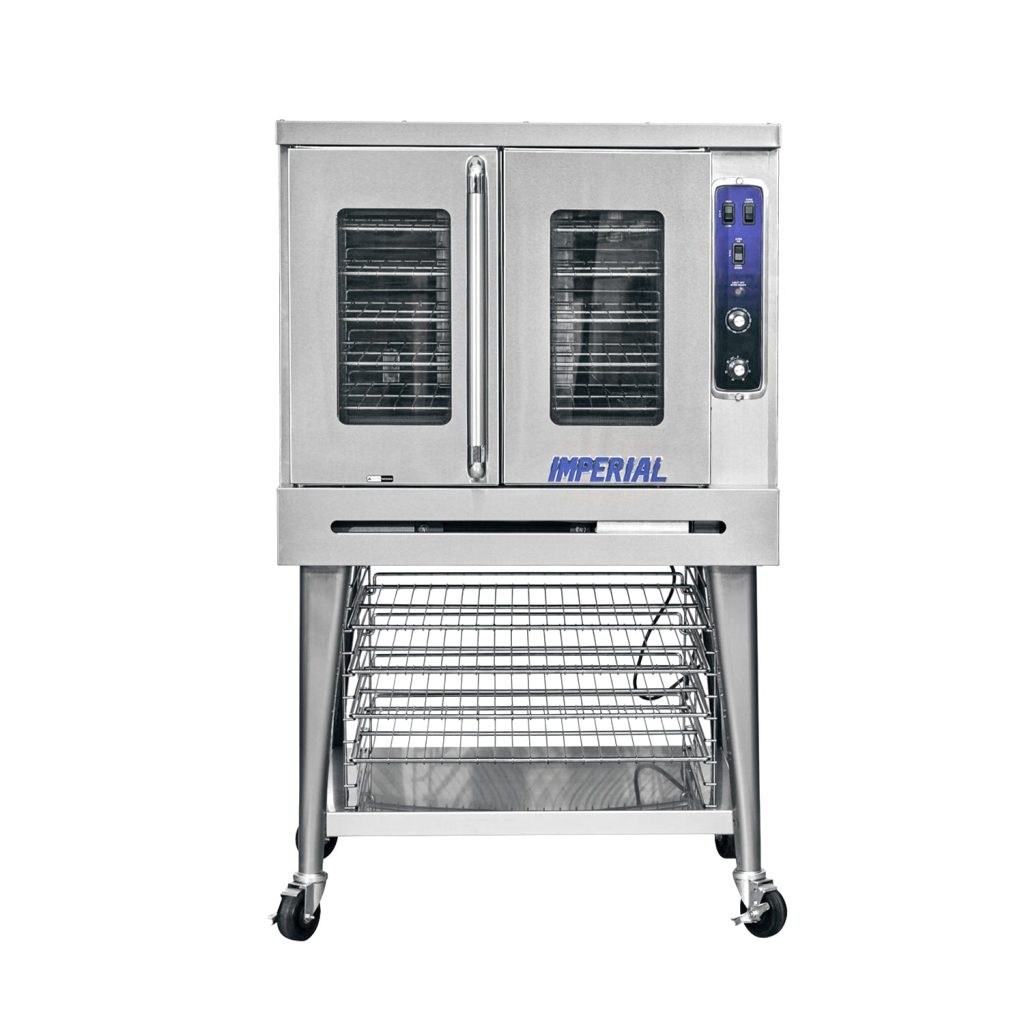 Imperial Range PCVG-1 Pro Series Single-Deck Two-Door Natural Gas Convection Oven with Two-Speed Motor – 70,000 BTU