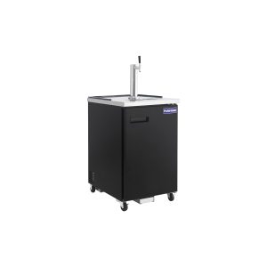 Polarman PLM-BCBD1 24 1/8″ Single Tap Direct Draw Kegerator Beer Dispenser with 2 Solid Doors, 8.1 cu. ft.