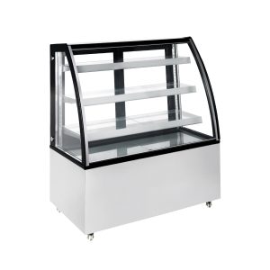 Polarman ARC-371Y 48″ Curved Glass Refrigerated Bakery Display Case with LED Lighting