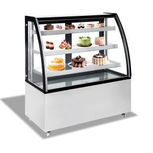 Polarman ARC-371Y 48″ Curved Glass Refrigerated Bakery Display Case with LED Lighting