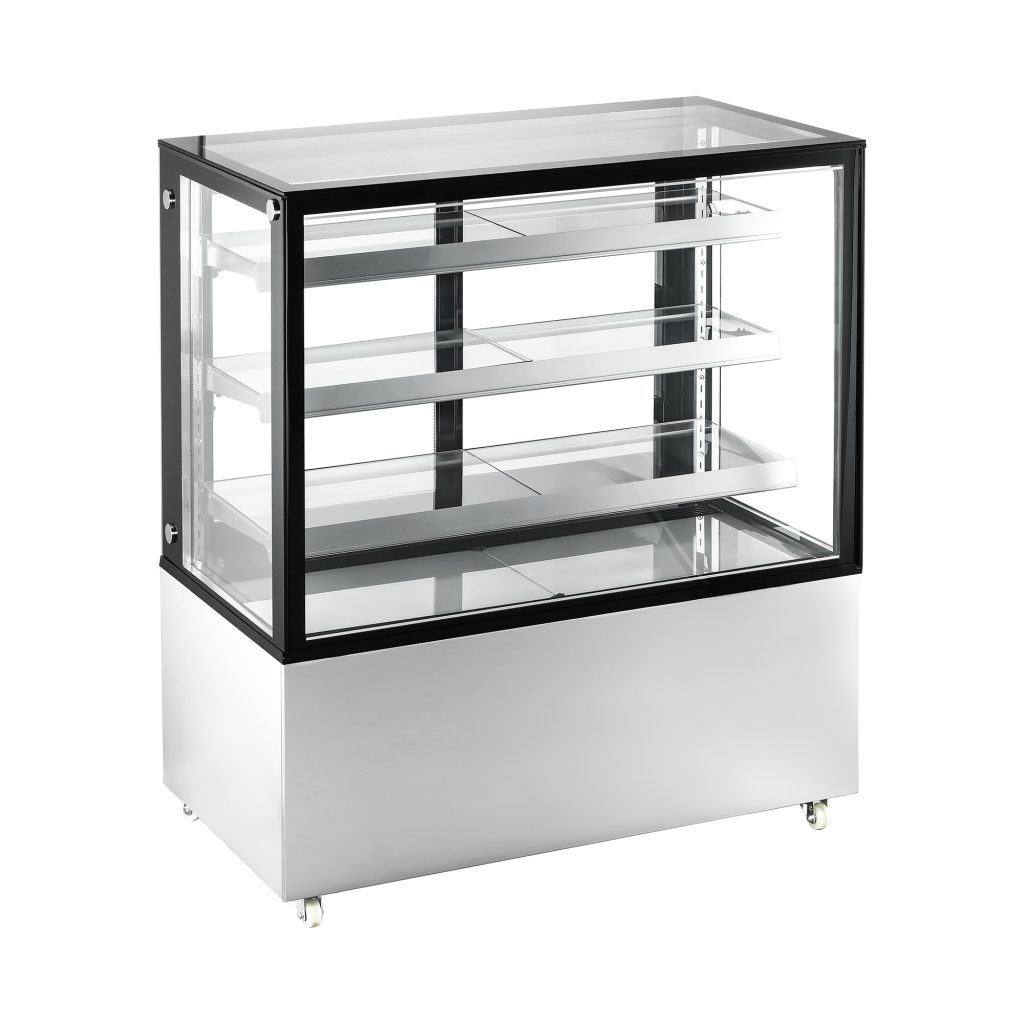 Polarman ARC-371Z 48″ Square Glass Refrigerated Bakery Display Case with LED Lighting