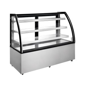 Polarman ARC-471Y 60″ Curved Glass Refrigerated Bakery Display Case with LED Lighting