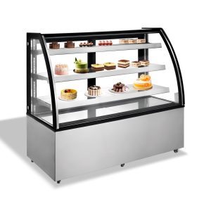 Polarman ARC-471Y 60″ Curved Glass Refrigerated Bakery Display Case with LED Lighting