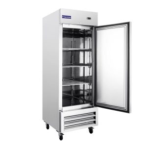 [Clearance] Polarman PLM-27FS 26 3/4″ Reach-In Freezer with Single Solid Door, Bottom Mount, Stainless Steel, 23 cu. ft.