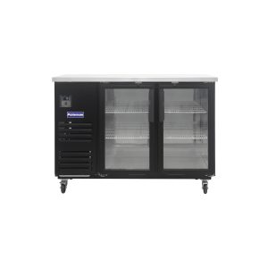 Polarman PLM-BC-2G 58 3/4″ Back Bar Cooler with 2 Glass Swing Doors, 16.2 cu. ft.