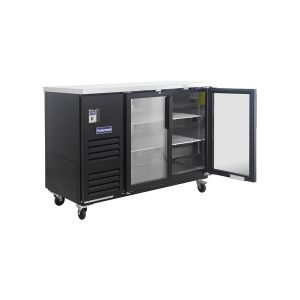 Polarman PLM-BC-2G 58 3/4″ Back Bar Cooler with 2 Glass Swing Doors, 16.2 cu. ft.