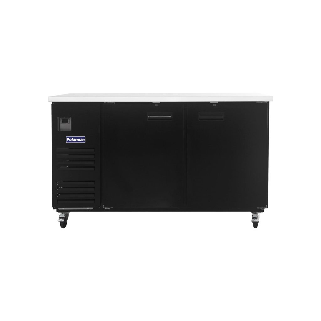 Polarman PLM-BC-3 69″ Back Bar Cooler with 2 Solid Swing Doors, 20.4 cu. ft.