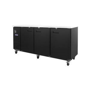 Polarman PLM-BC-4 90 3/8″ Back Bar Cooler with 3 Solid Swing Doors, 29.1 cu. ft.