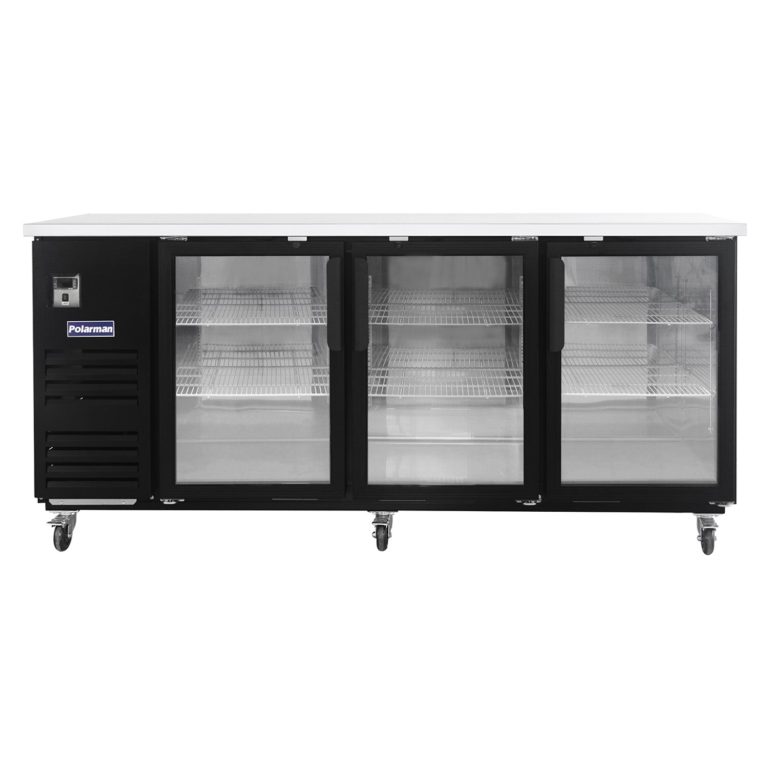 Polarman PLM-BC-4G 90 3/8″ Back Bar Cooler with 3 Glass Swing Doors, 29.1 cu. ft.