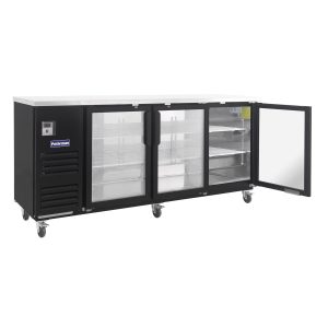 Polarman PLM-BC-4G 90 3/8″ Back Bar Cooler with 3 Glass Swing Doors, 29.1 cu. ft.
