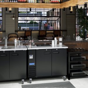 Polarman PLM-BC2-24 49″ Back Bar Cooler with 2 Solid Swing Doors, 12.5 cu. ft.