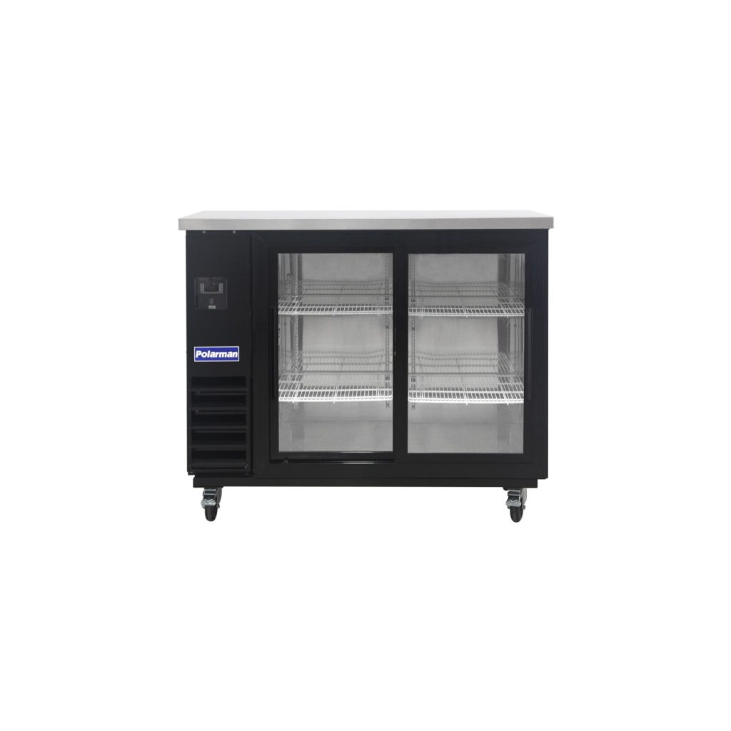 Polarman PLM-BC2-24SD 49″ Back Bar Cooler with 2 Glass Sliding Doors, 12.5 cu. ft.