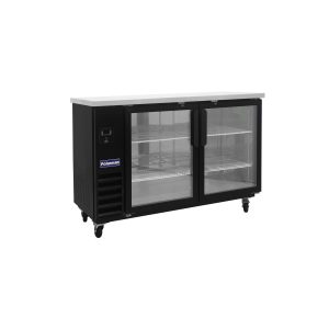 Polarman PLM-BC3-24G 61″ Back Bar Cooler with 2 Glass Swing Doors, 16.6 cu. ft.
