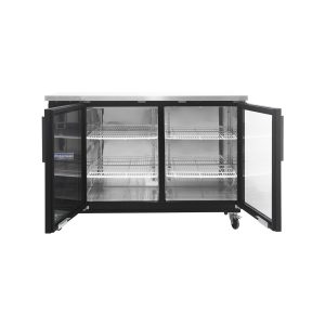 Polarman PLM-BC3-24G 61″ Back Bar Cooler with 2 Glass Swing Doors, 16.6 cu. ft.