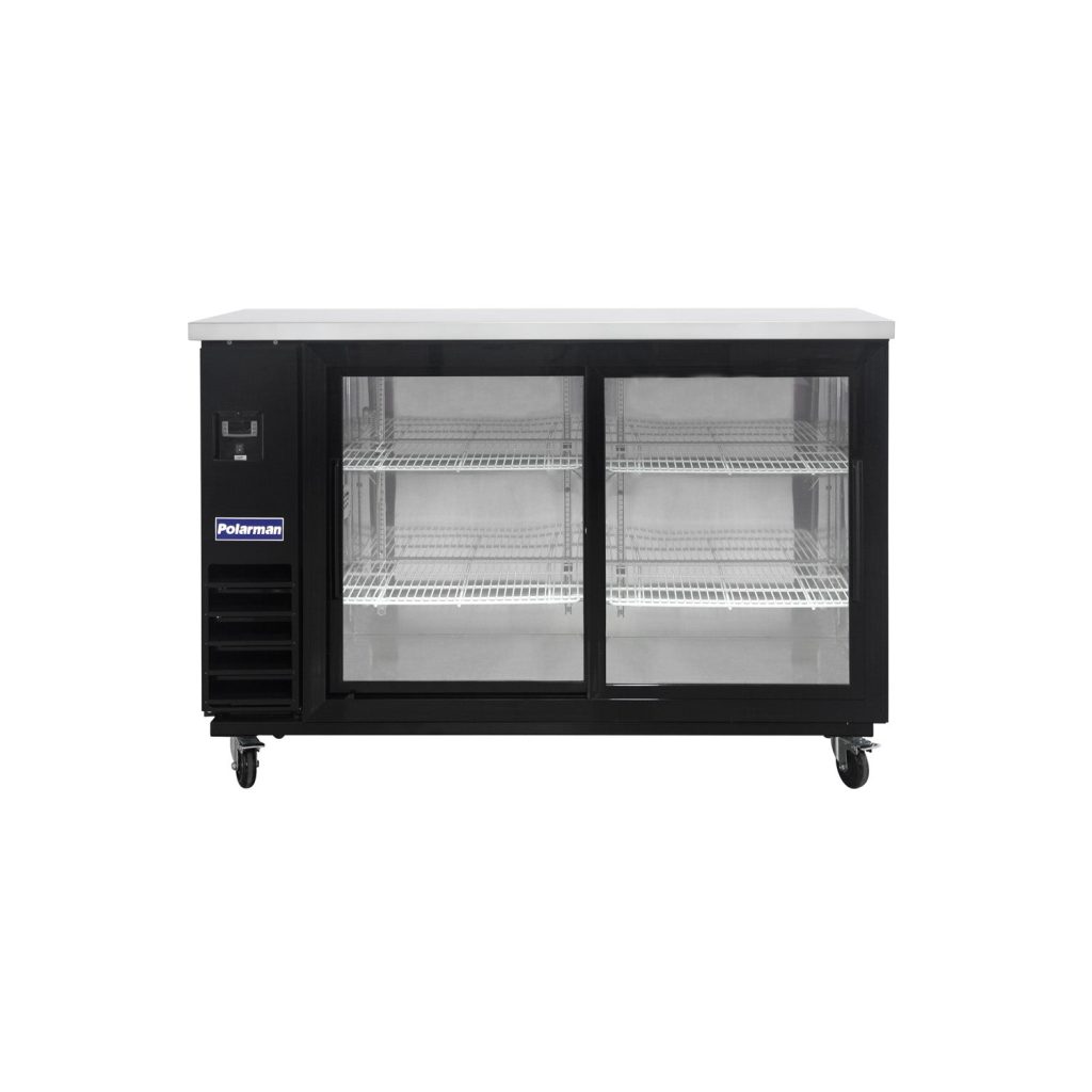 Polarman PLM-BC3-24SD 61″ Back Bar Cooler with 2 Glass Sliding Doors, 16.6 cu. ft.