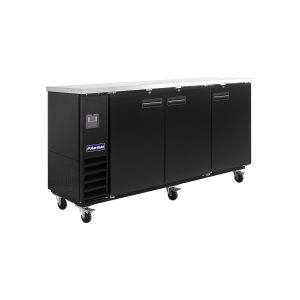 Polarman PLM-BC4-24 73″ Back Bar Cooler with 3 Solid Swing Doors, 20.8 cu. ft.