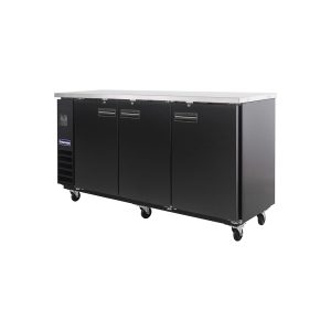 Polarman PLM-BC4-24 73″ Back Bar Cooler with 3 Solid Swing Doors, 20.8 cu. ft.