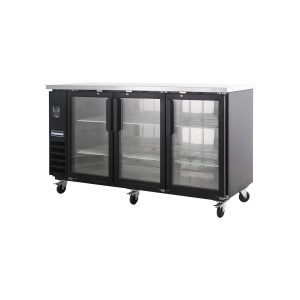 Polarman PLM-BC4-24G 73″ Back Bar Cooler with 3 Glass Swing Doors, 20.8 cu. ft.
