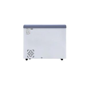 Polarman PLM-S260 39″ Mobile Ice Cream Display Freezer, Curved Sliding Lid with 3 Baskets, 6.7 cu. ft.