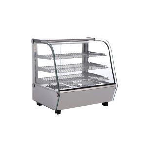 Polarman RTR-120L 27″ 3 Shelf Countertop Heated Display Case with Sliding Doors