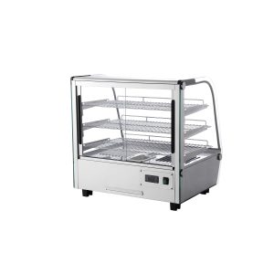 Polarman RTR-120L 27″ 3 Shelf Countertop Heated Display Case with Sliding Doors