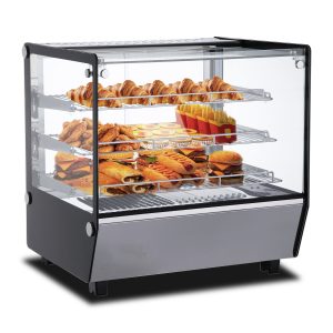 Polarman RTR-120L-5 27″ 3 Shelf Countertop Heated Display Case with Sliding Doors