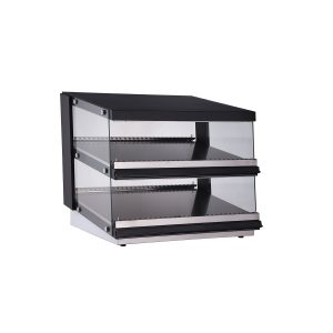 Polarman RTR-85D 32″ Slanted 2-Shelf Countertop Heated Display Merchandiser