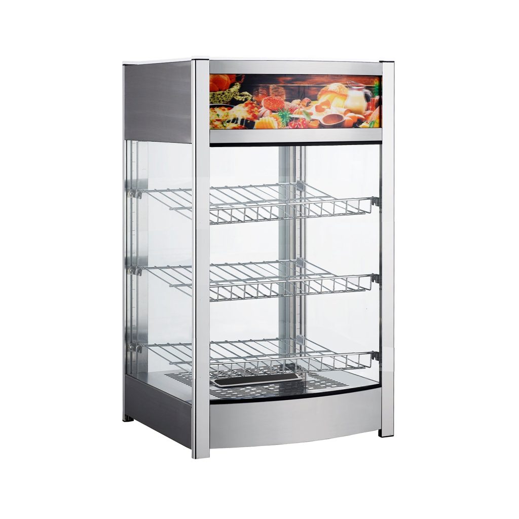 Polarman RTR-97L 18″ Full-Service Countertop Display Warmer with 3 Shelves