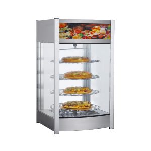 Polarman RTR-97L-2 18″ Self-Service Pizza Warmer with 4-Shelf Rotating Rack