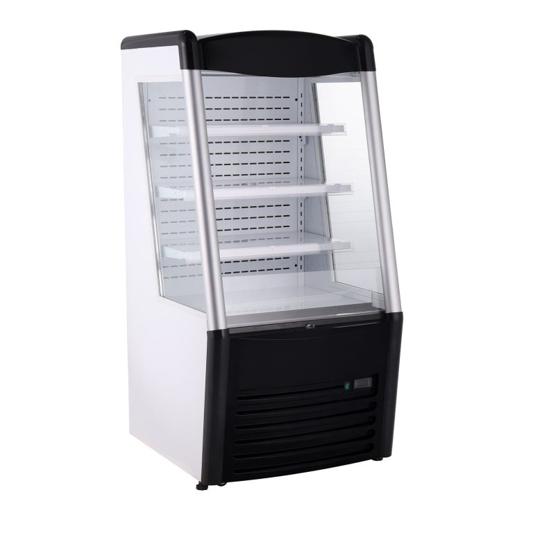 Polarman RTS-260L 28" Vertical Air Curtain Merchandiser con 3 Estanterías