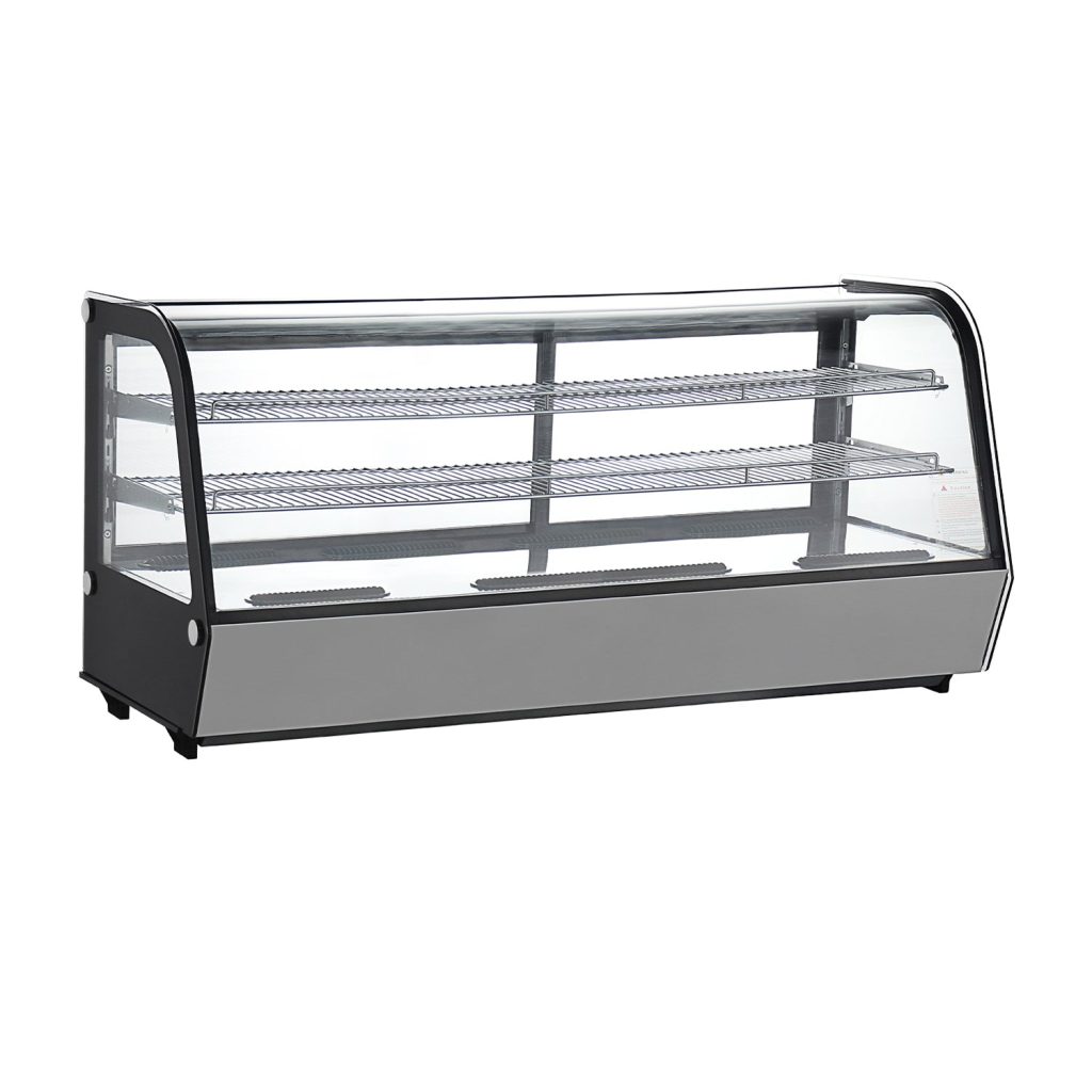 Polarman RTW-252L-4 60″ Countertop Refrigerated Bakery Display Case with LED Lighting