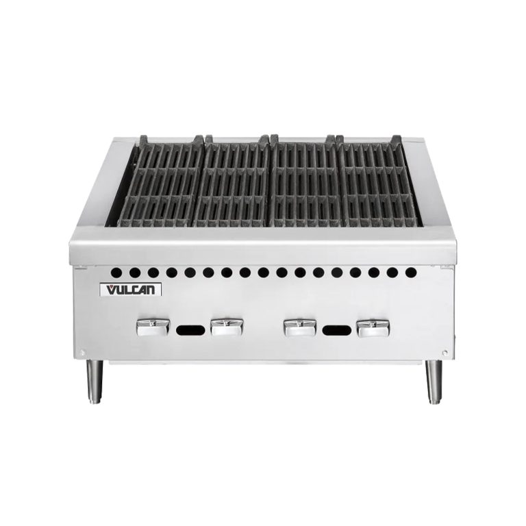 Vulcan VCRB25 Natural Gas 25″ Low Profile Radiant Charbroiler – 58,000 BTU