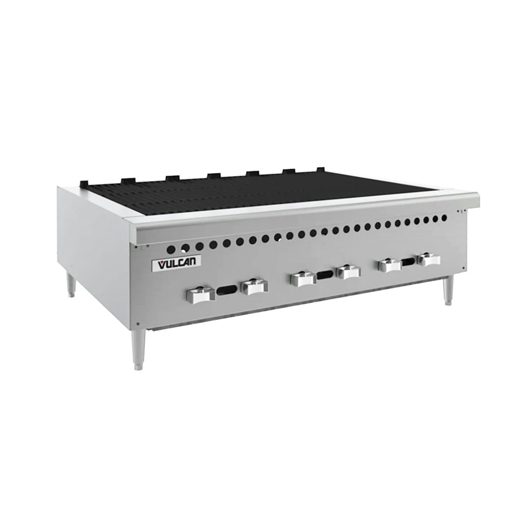 Vulcan VCRB36 Natural Gas 36″ Low Profile Radiant Charbroiler – 87,000 BTU