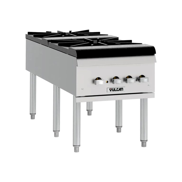 Vulcan VSP200F Natural Gas 2 Burner Stock Pot Range – 220,000 BTU